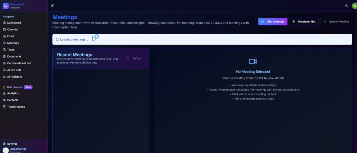 User Profile and Skills